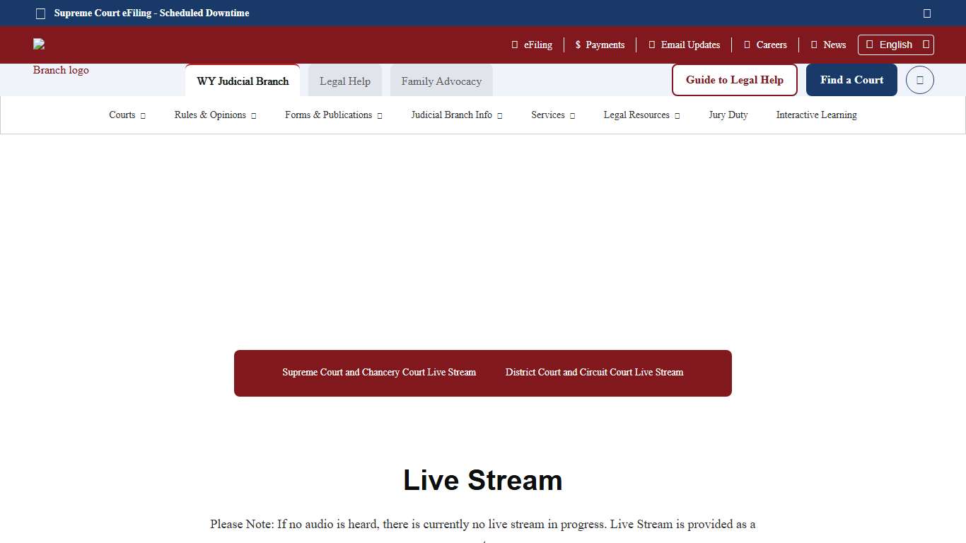 Live Stream - Wyoming Judicial Branch