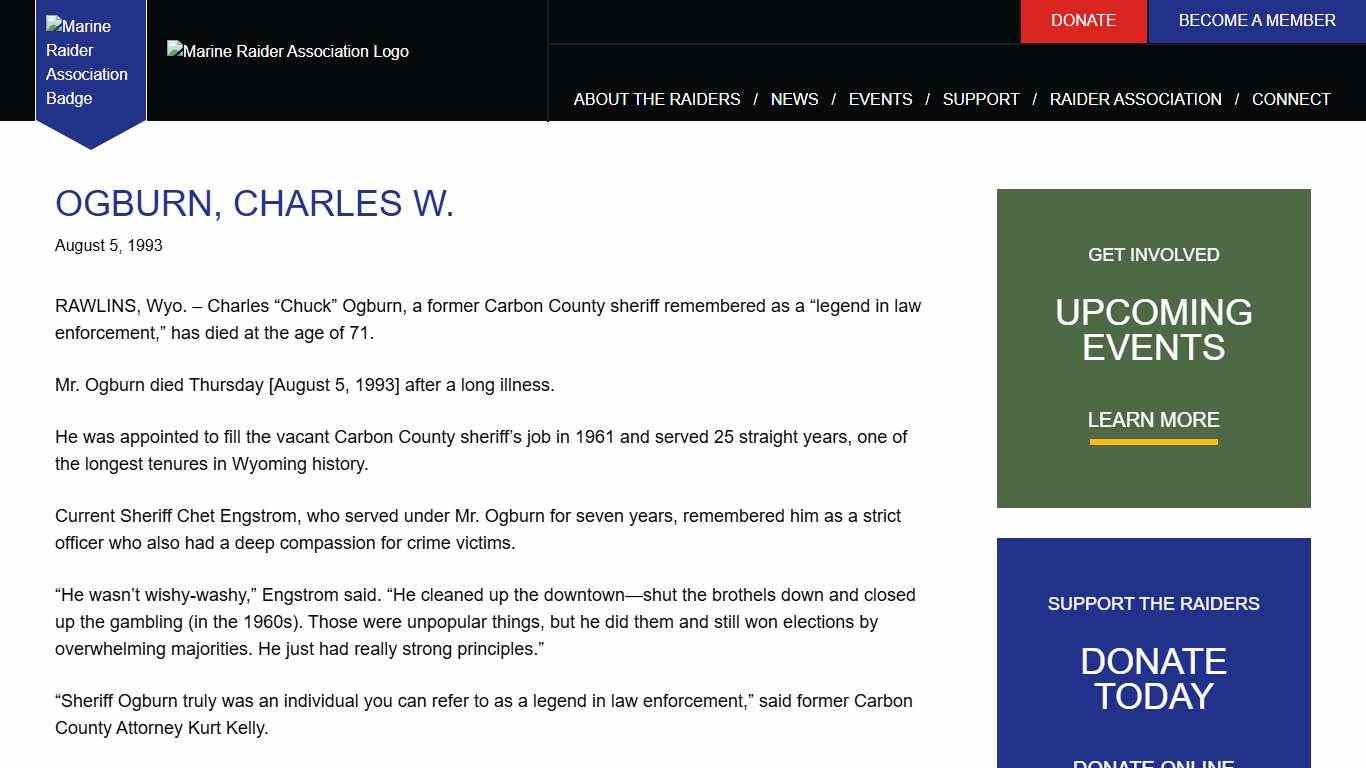 OGBURN, CHARLES W. - US Marine Raider AssociationUS Marine Raider Association